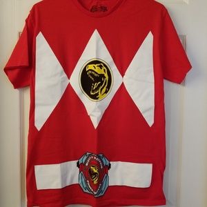 Mens power ranger tee